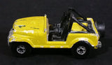 1986 Hot Wheels Color Racers Jeep CJ-7 Yellow Green Die Cast Toy Car Vehicle - Treasure Valley Antiques & Collectibles