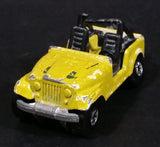 1986 Hot Wheels Color Racers Jeep CJ-7 Yellow Green Die Cast Toy Car Vehicle - Treasure Valley Antiques & Collectibles