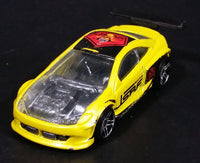 2003 Hot Wheels Sega Game Series Custom Cougar JSRF Yellow Die Cast Toy Race Car Vehicle - Treasure Valley Antiques & Collectibles