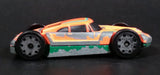 Vintage LTI Orange and Army Green Double Sided Die Cast Toy Race Flip Car Vehicle - Treasure Valley Antiques & Collectibles