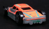 Vintage LTI Orange and Army Green Double Sided Die Cast Toy Race Flip Car Vehicle - Treasure Valley Antiques & Collectibles