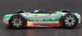 Vintage LTI Orange and Army Green Double Sided Die Cast Toy Race Flip Car Vehicle - Treasure Valley Antiques & Collectibles