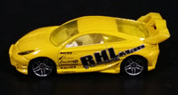 2001 Hot Wheels Toyota Celica "RHLman Turbo" Yellow Die Cast Toy Race Car Vehicle - Treasure Valley Antiques & Collectibles