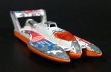 2000 Hot Wheels Forces of Nature Hydroplane White Die Cast Toy Speed Boat Oceanic One Research Vehicle - Treasure Valley Antiques & Collectibles