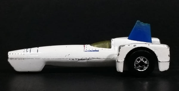 1980 Hot Wheels Tricar X8 White Blue Die Cast Toy Jet Car Vehicle