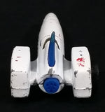 1980 Hot Wheels Tricar X8 White Blue Die Cast Toy Jet Car Vehicle