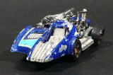 2007 Hot Wheels Wild Things Motor Psycho / Popcycle Dark Blue Die Cast Toy Car Vehicle - Treasure Valley Antiques & Collectibles