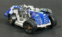 2007 Hot Wheels Wild Things Motor Psycho / Popcycle Dark Blue Die Cast Toy Car Vehicle - Treasure Valley Antiques & Collectibles