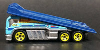 2013 Hot Wheels City Works Back Slider Truck Light Blue Die Cast Toy Car Vehicle - Treasure Valley Antiques & Collectibles