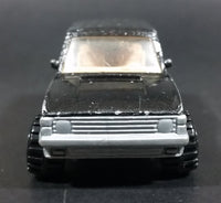 1996 Hot Wheels Range Rover Metallic Black Die Cast Toy Car Vehicle - Treasure Valley Antiques & Collectibles