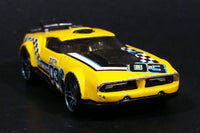 2012 Hot Wheels Thrill Racers City Stunt Fast Fish Yellow Die Cast Toy Race Car Vehicle - Treasure Valley Antiques & Collectibles