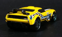 2012 Hot Wheels Thrill Racers City Stunt Fast Fish Yellow Die Cast Toy Race Car Vehicle - Treasure Valley Antiques & Collectibles