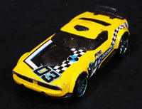 2012 Hot Wheels Thrill Racers City Stunt Fast Fish Yellow Die Cast Toy Race Car Vehicle - Treasure Valley Antiques & Collectibles