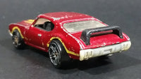 2010 Hot Wheels Hot Auction Olds 442 Metallic Red Die Cast Toy Muscle Car Vehicle - Treasure Valley Antiques & Collectibles