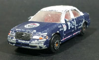 Realtoy Ford Crown Victoria Police Dark Blue and White Die Cast Toy Car Emergency Vehicle - Treasure Valley Antiques & Collectibles