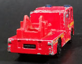 Rare Version 2002 Matchbox Dennis Sabre Ladder Truck Red Die Cast Toy Car Emergency Vehicle - Treasure Valley Antiques & Collectibles