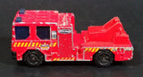 Rare Version 2002 Matchbox Dennis Sabre Ladder Truck Red Die Cast Toy Car Emergency Vehicle - Treasure Valley Antiques & Collectibles