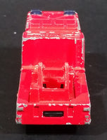 Rare Version 2002 Matchbox Dennis Sabre Ladder Truck Red Die Cast Toy Car Emergency Vehicle - Treasure Valley Antiques & Collectibles