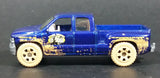 2008 Matchbox 1999 Chevrolet Silverado Truck Bros. Farms Blue Die Cast Toy Car Vehicle - Treasure Valley Antiques & Collectibles