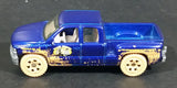 2008 Matchbox 1999 Chevrolet Silverado Truck Bros. Farms Blue Die Cast Toy Car Vehicle - Treasure Valley Antiques & Collectibles