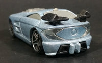 2004 Hot Wheels Tooned Mercy Breaker Light Silver Blue Die Cast Toy Car Vehicle - McDonald's Happy Meal - Treasure Valley Antiques & Collectibles