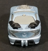 2004 Hot Wheels Tooned Mercy Breaker Light Silver Blue Die Cast Toy Car Vehicle - McDonald's Happy Meal - Treasure Valley Antiques & Collectibles