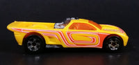 2008 Hot Wheels Trick Tracks Bedlam Truck Yellow Die Cast Toy Car Vehicle - Treasure Valley Antiques & Collectibles