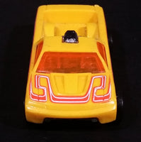 2008 Hot Wheels Trick Tracks Bedlam Truck Yellow Die Cast Toy Car Vehicle - Treasure Valley Antiques & Collectibles