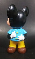 Vintage Walt Disney Productions Mickey Mouse Rubber Squeeze Toy with Turning Head - Made in Hong Kong - Treasure Valley Antiques & Collectibles