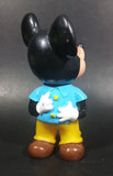 Vintage Walt Disney Productions Mickey Mouse Rubber Squeeze Toy with Turning Head - Made in Hong Kong - Treasure Valley Antiques & Collectibles