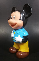 Vintage Walt Disney Productions Mickey Mouse Rubber Squeeze Toy with Turning Head - Made in Hong Kong - Treasure Valley Antiques & Collectibles