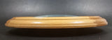 Round Decorative Wooden Framed Battery Operated 11" Quartz Clock Made in China 0401 - Treasure Valley Antiques & Collectibles
