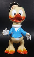 Vintage Original 1962 Elephantino Walt Disney Productions Racing Track Louie Duck 10" Rubber Squeezable Toy Figure - Treasure Valley Antiques & Collectibles