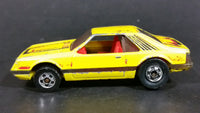 1980 Hot Wheels 1979 Ford Mustang Yellow Die Cast Toy Car - Treasure Valley Antiques & Collectibles