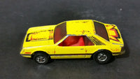 1980 Hot Wheels 1979 Ford Mustang Yellow Die Cast Toy Car - Treasure Valley Antiques & Collectibles