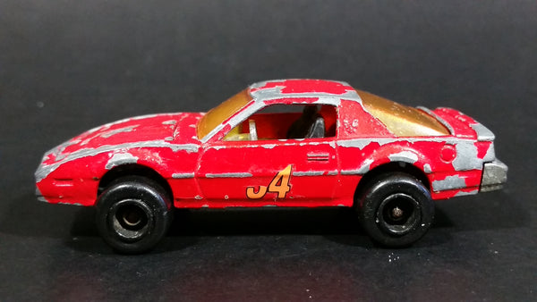 Vintage Majorette Pontiac Firebird Trans Am #34 Red No. 248 1/62 Scale Die Cast Toy Car Vehicle w/ Opening Hood - Treasure Valley Antiques & Collectibles