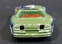 2003 Hot Wheels Anime Series Olds Aurora GTS-1 Flat Dark Green Olive Die Cast Toy Car Vehicle - Treasure Valley Antiques & Collectibles