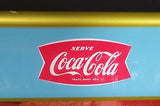 Rare 1957 Coca-Cola Coke Blue and Yellow Bird House Drink Serving Tray - Refreshing Delicious - Treasure Valley Antiques & Collectibles