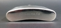 5 oz. Blank Curved Stainless Steel Pocket Flask - Treasure Valley Antiques & Collectibles
