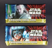 2 Packs of 1999 Topps Star Wars "Episode 1" 8 Widevision Trading Cards In Package Never Opened - Treasure Valley Antiques & Collectibles