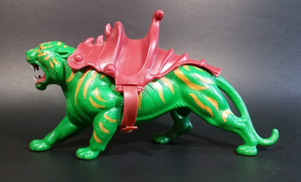 Vintage 1981 Masters of the Universe He Man Green Battle Cat w/ Saddle Toy Action Figure - Treasure Valley Antiques & Collectibles