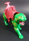 Vintage 1981 Masters of the Universe He Man Green Battle Cat w/ Saddle Toy Action Figure - Treasure Valley Antiques & Collectibles