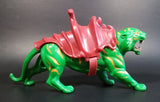 Vintage 1981 Masters of the Universe He Man Green Battle Cat w/ Saddle Toy Action Figure - Treasure Valley Antiques & Collectibles