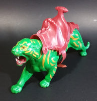 Vintage 1981 Masters of the Universe He Man Green Battle Cat w/ Saddle Toy Action Figure - Treasure Valley Antiques & Collectibles