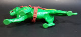 Vintage 1981 Masters of the Universe He Man Green Battle Cat w/ Saddle Toy Action Figure - Treasure Valley Antiques & Collectibles