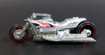 2005 Hot Wheels First Editions Realistix Airy 8 Metalflake Silver Motorcycle Die Cast Toy Vehicle - Treasure Valley Antiques & Collectibles