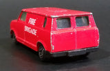 Vintage Yat Ming Red Fire Brigade Van No. 1501 Die Cast Toy Car Emergency Rescue Vehicle - Treasure Valley Antiques & Collectibles