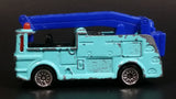 2002 Matchbox Snorkel Fire Truck Light Blue Die Cast Toy Car Vehicle McDonald's Happy Meal #4 - Treasure Valley Antiques & Collectibles