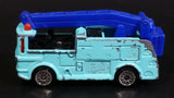 2002 Matchbox Snorkel Fire Truck Light Blue Die Cast Toy Car Vehicle McDonald's Happy Meal #4 - Treasure Valley Antiques & Collectibles