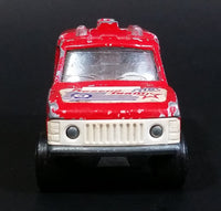 1980 Majorette Range Rover Rescue Team  Red No. 246 1/60 Scale Die Cast Toy Car Emergency Vehicle w/ Hitch - Treasure Valley Antiques & Collectibles